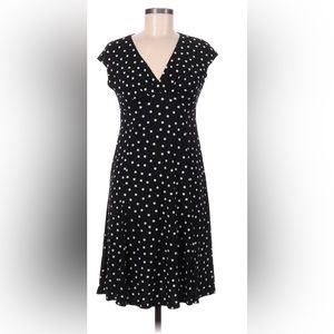 Polka Dot A Line Dress